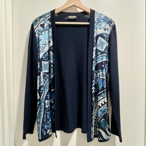 (2) Averardo Bessi New Quiet Luxury Boho Office Wool Viscose Open Fr. Ca… - Picture 1 of 8